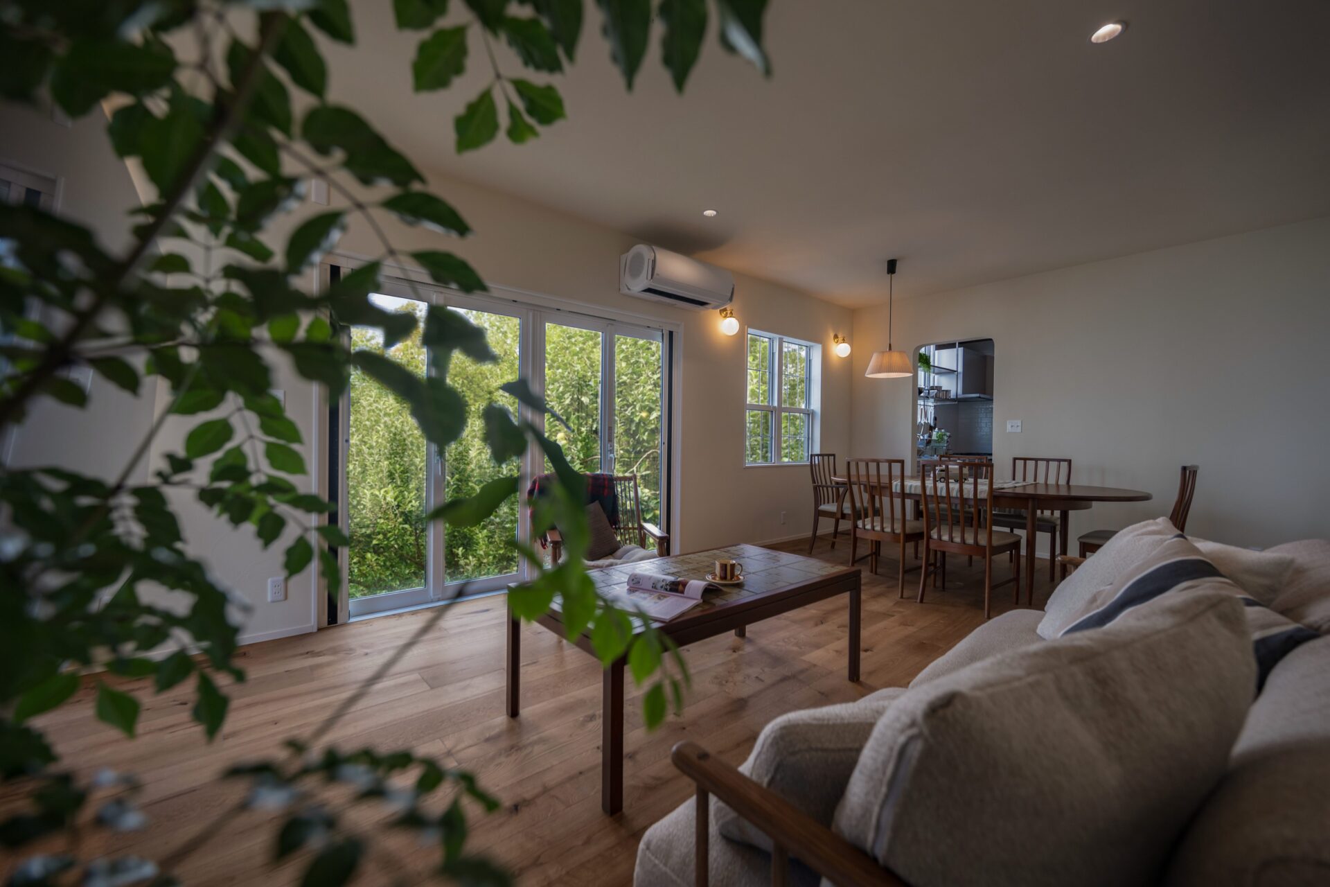 家族が集まる広々空間に