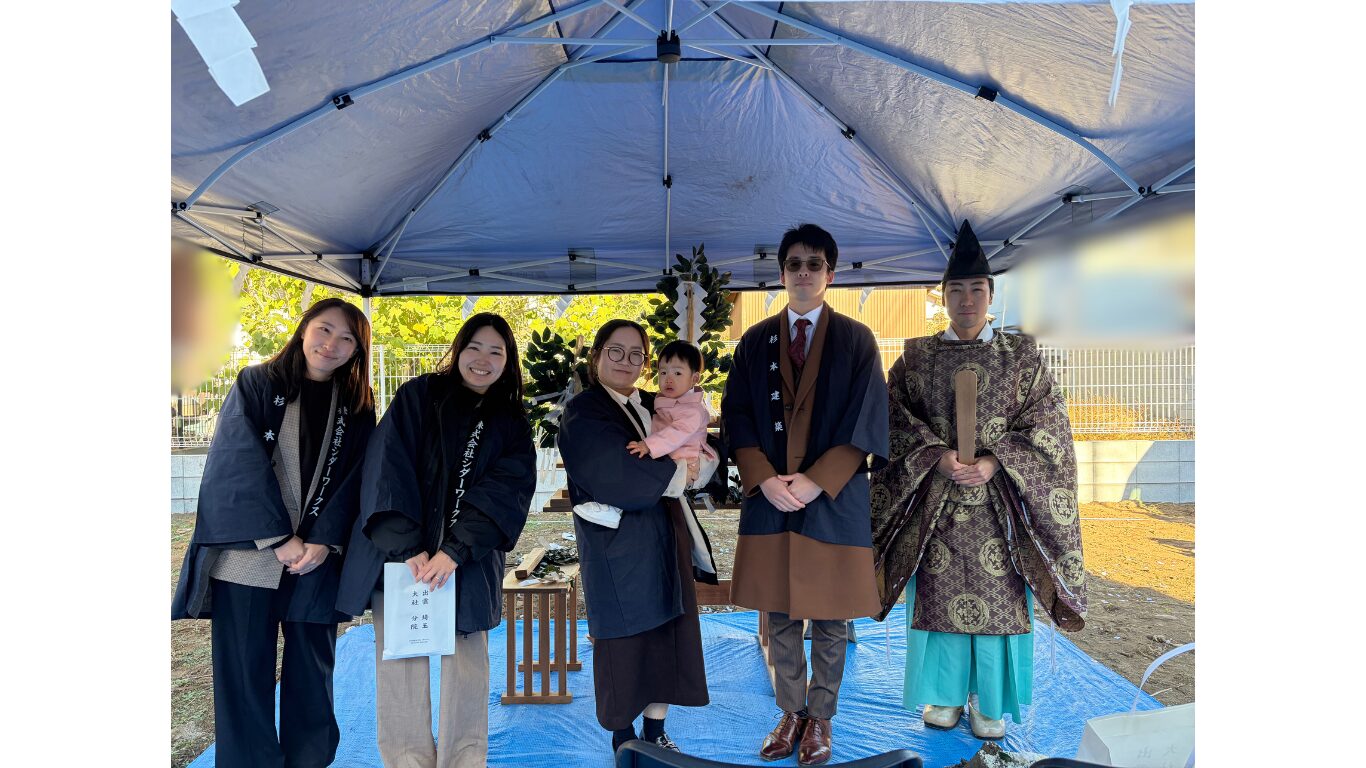 【現場レポート】桶川市　C様邸　注文住宅｜地鎮祭を執り行いました！ アイチャッチ