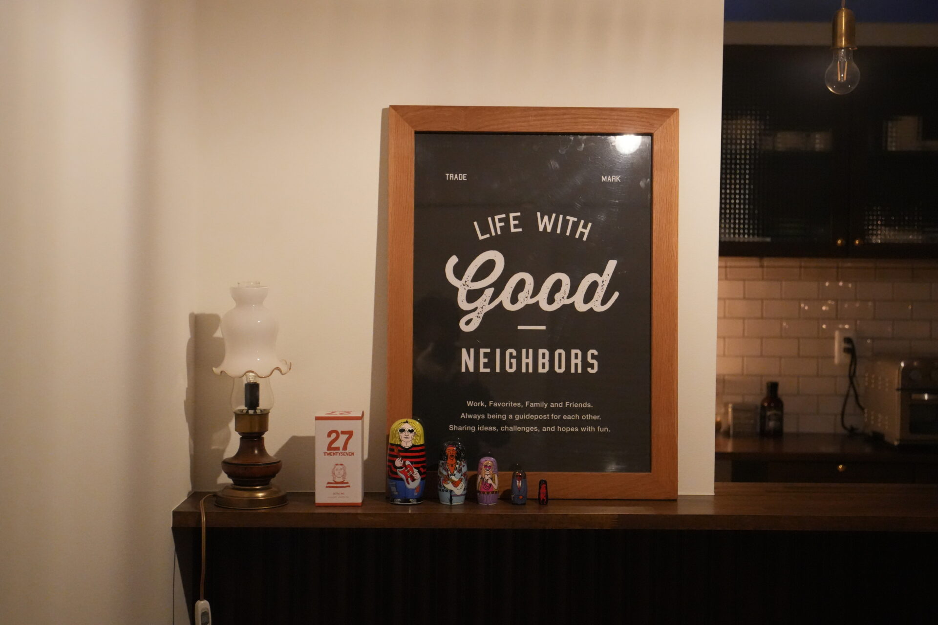 小物が映えるギャラリースペース