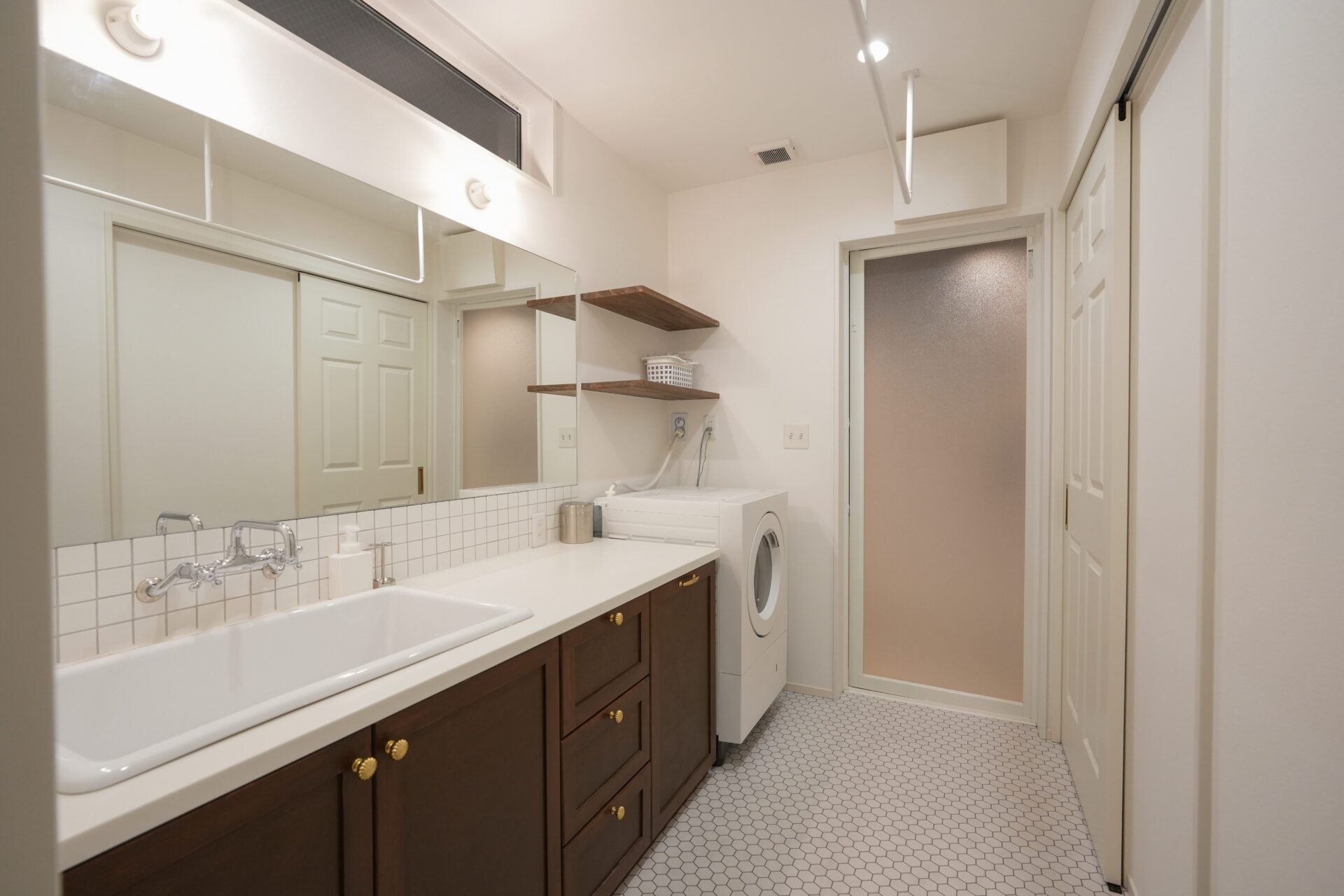 アメリカンスタイルのランドリースペース