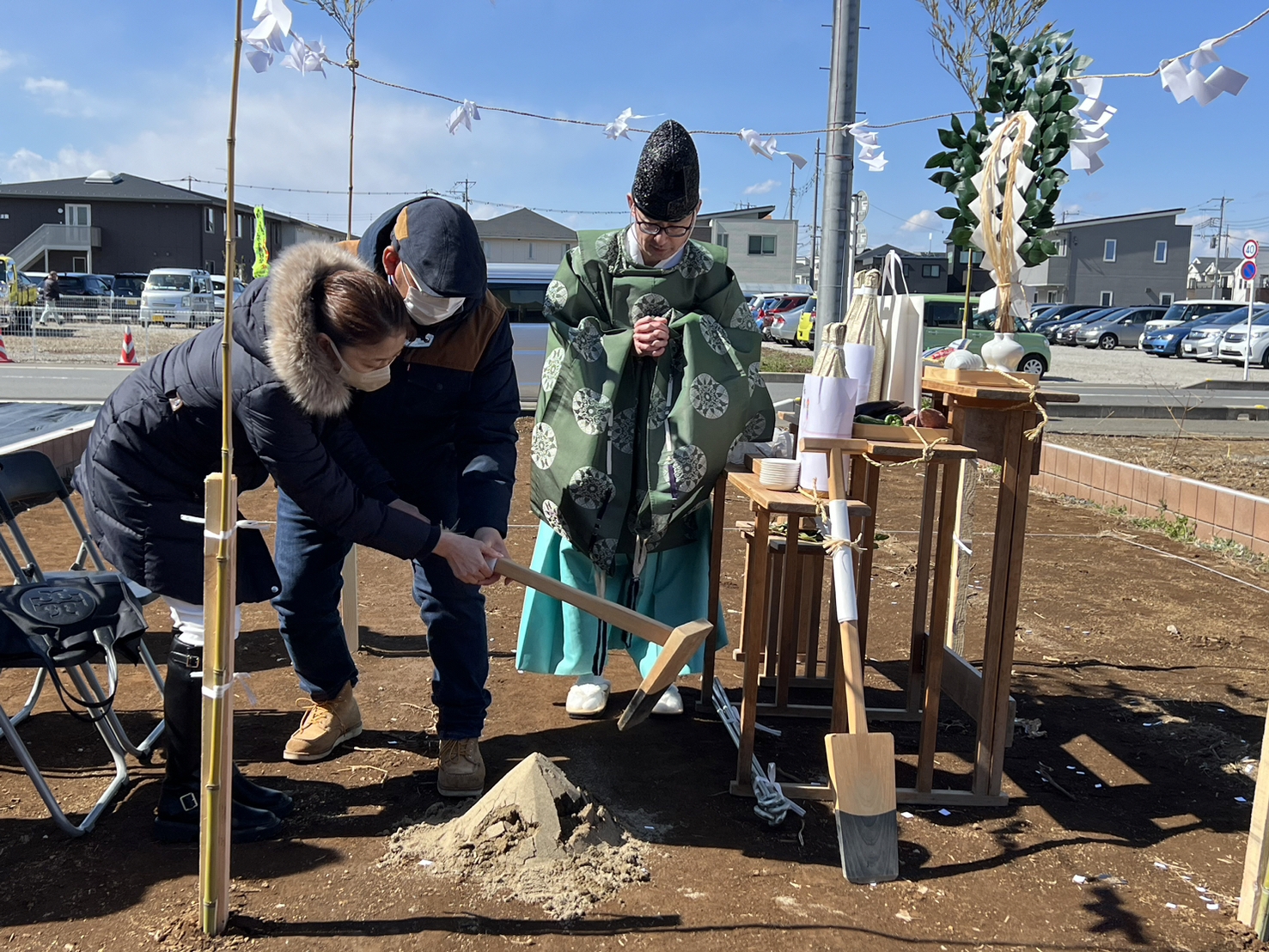 【現場レポート】K様邸 地鎮祭を執り行いました アイチャッチ