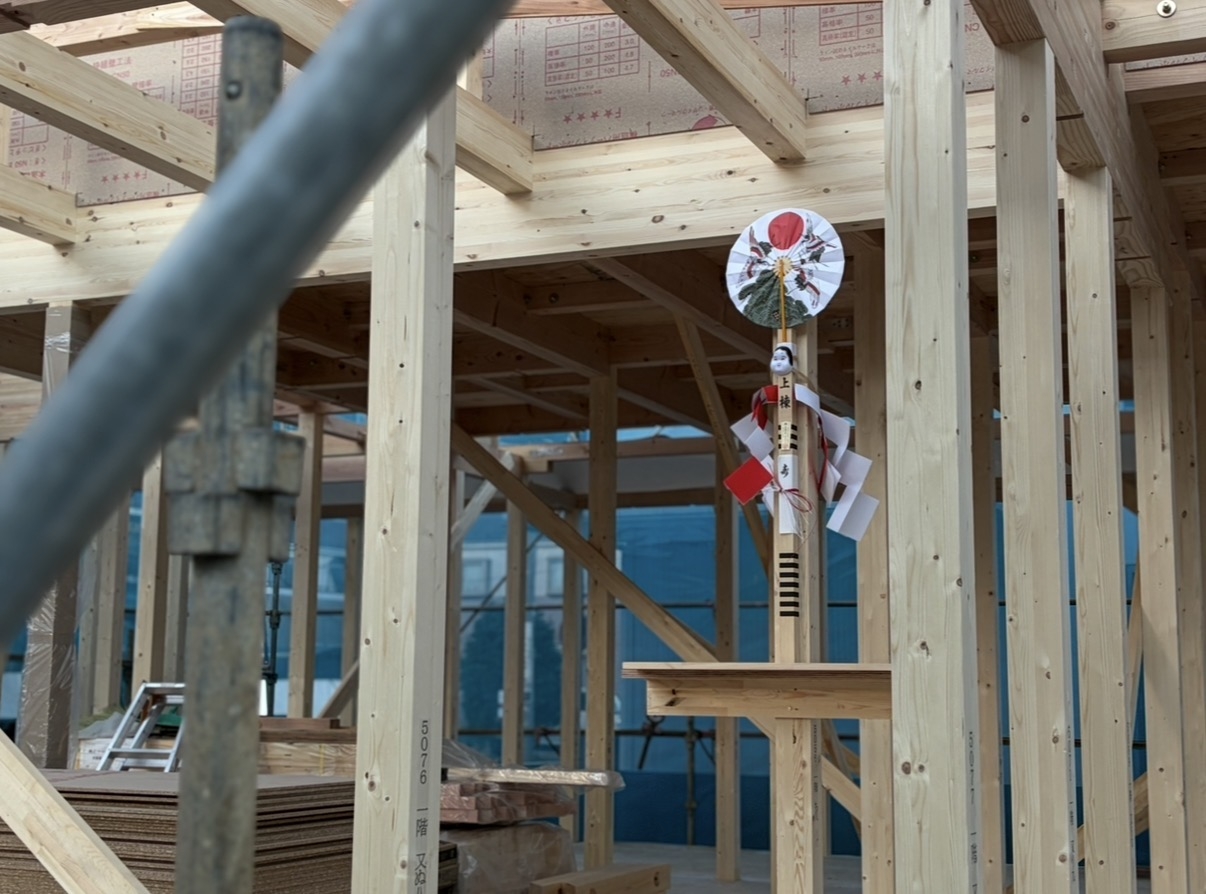【現場レポート】 上棟日を迎えました！ ③｜新座市 注文住宅 O様邸 アイチャッチ