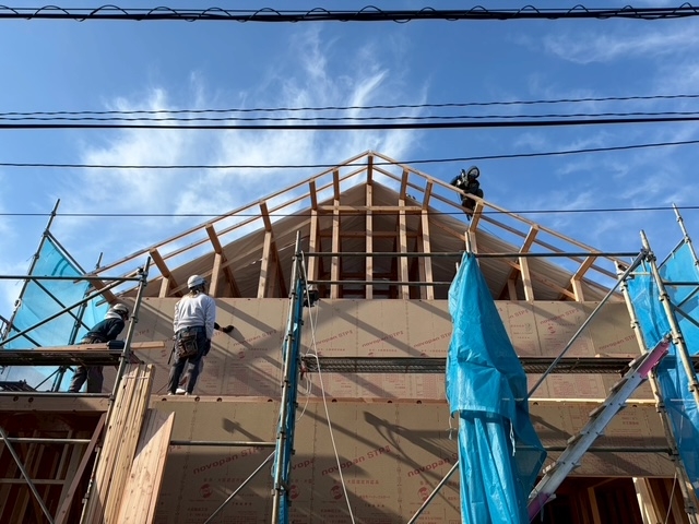 【現場レポート】上棟日を迎えました！｜桶川市 注文住宅 C様邸 アイチャッチ