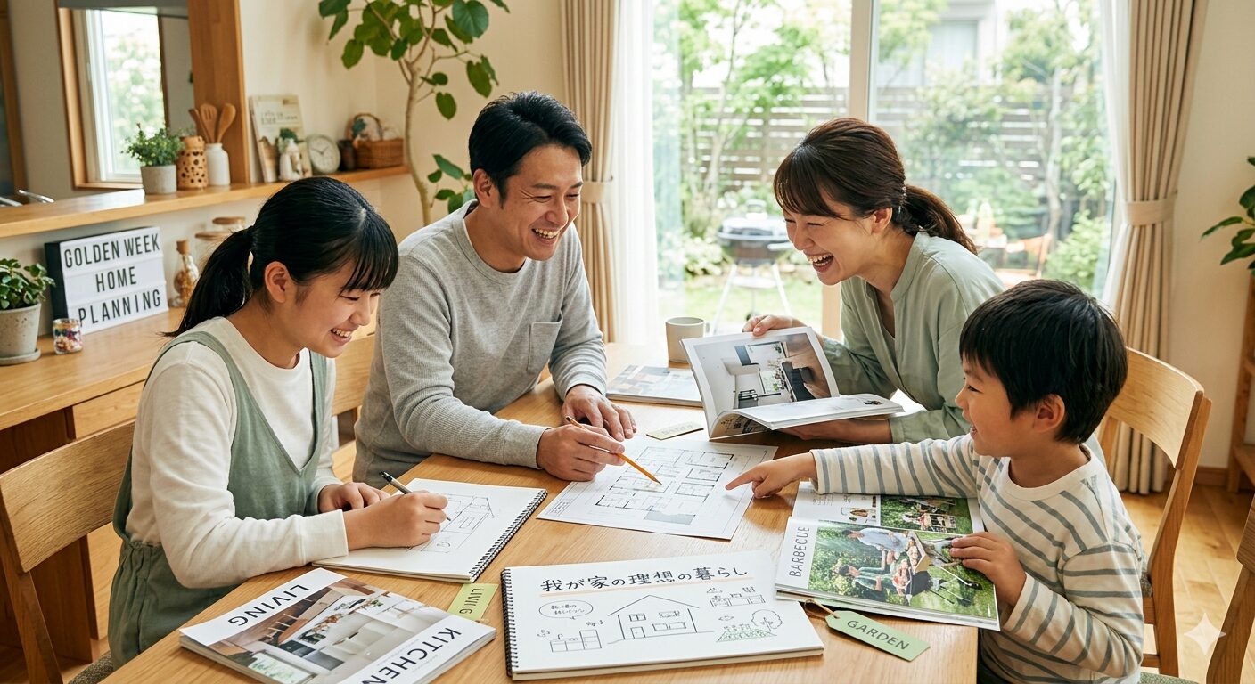 今年のGWは「家づくり」の第一歩を！後悔しないマイホーム計画の始め方 アイチャッチ