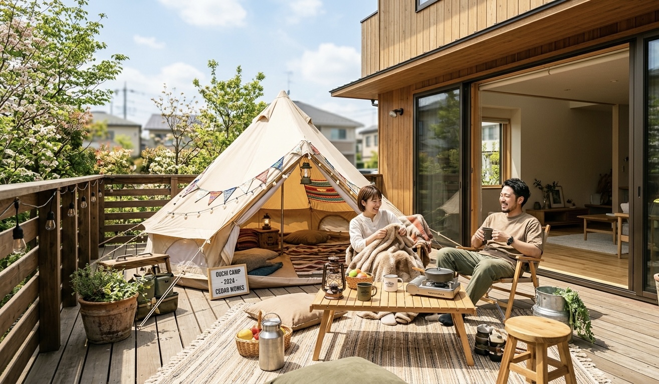 賃貸でもできる「おうちキャンプ」で見える！失敗しない注文住宅の間取りのコツ アイチャッチ